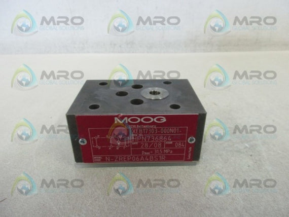 MOOG N-ZREP06A4BS1R XEB17303-000N01 HYDRAULIC VALVE  UNMP