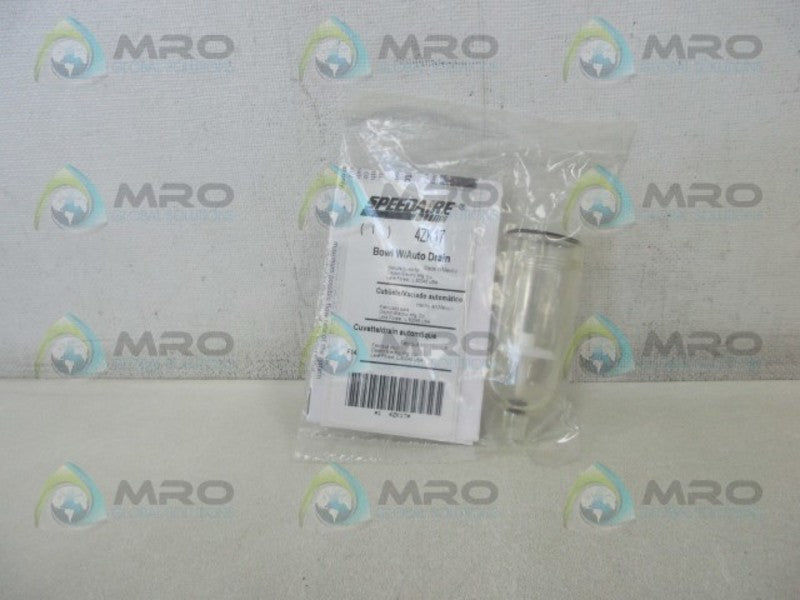 SPEEDAIRE 4ZK17 BOWL W/ AUTOR DRAIN  NSMP