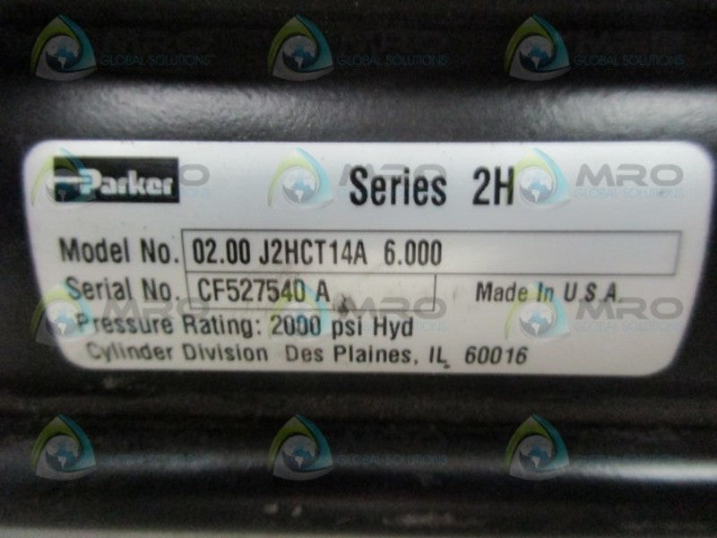 PARKER 02.00J2HCT14A6.0000 PNEUMATIC CYLINDER  UNMP