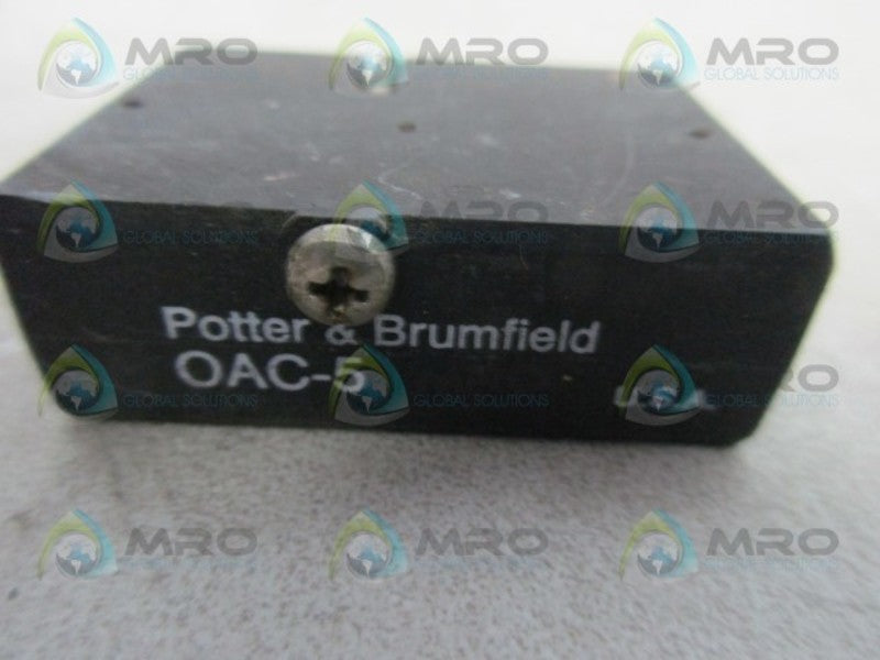 POTTER & BRUMFIELD OAC5 I/O MODULE  UNMP