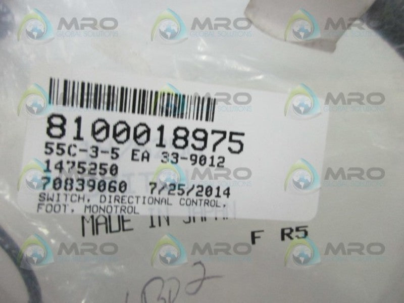 HYSTER 1475250 SWITCH * NEW IN FACTORY BAG *