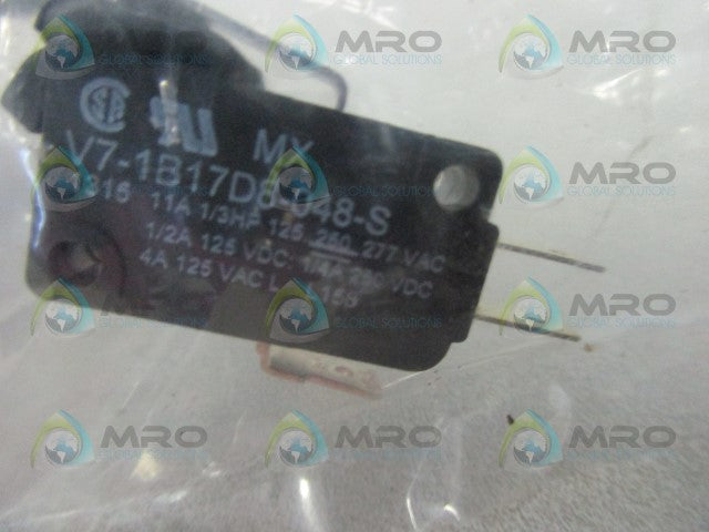 HONEYWELL V7-1B17D8-048-S SNAP SWITCH * NEW IN FACTORY BAG *