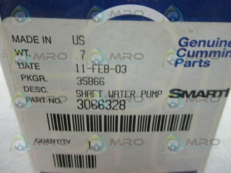 CUMMINS 3066328 SHAFT WATER PUMP  NSMP