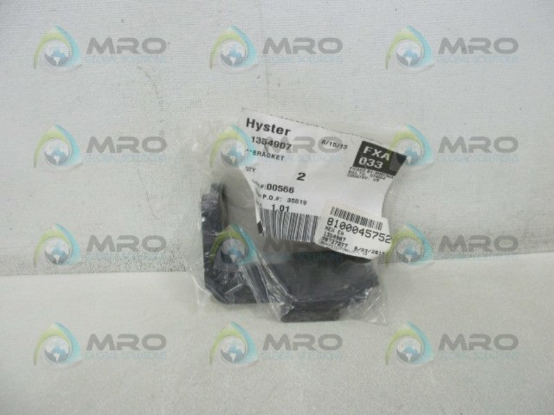 HYSTER 1354907 BRACKET (PK OF 2)  NSNP IN FACTOR BAG