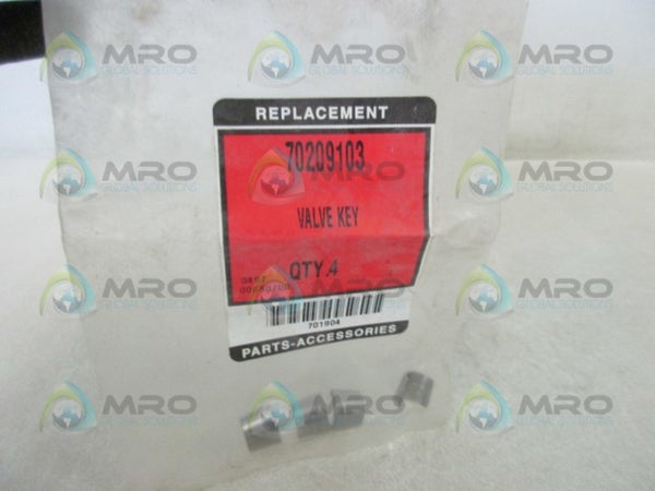 ALLIS CHALMERS 70209103 VALVE KEY (PK OF 4)  NSMP