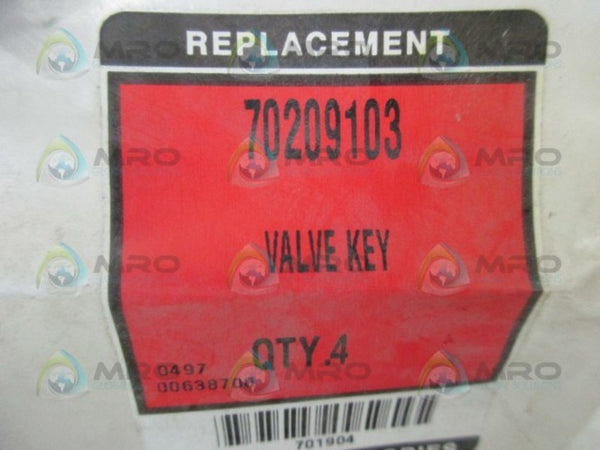ALLIS CHALMERS 70209103 VALVE KEY (PK OF 4)  NSMP