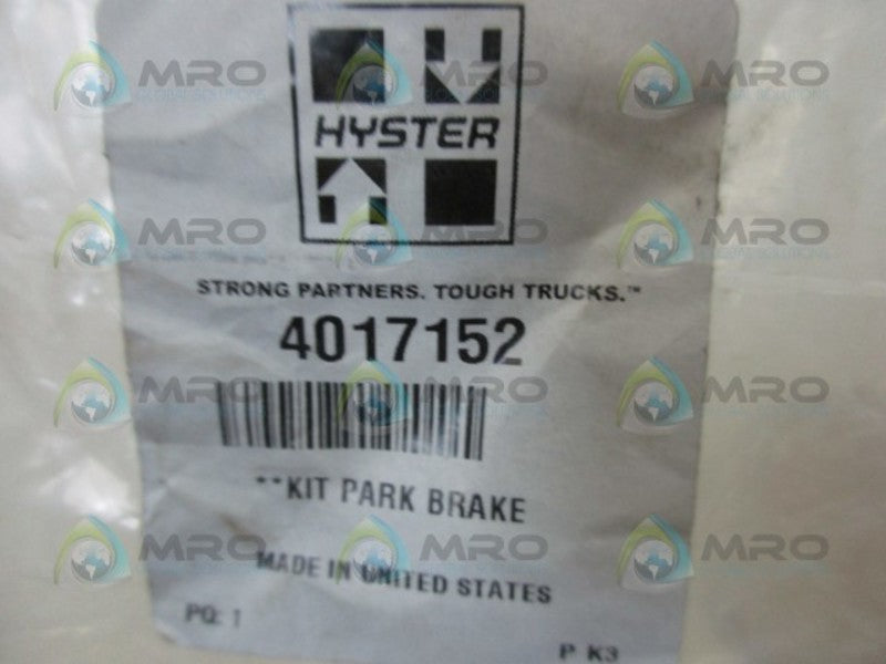 HYSTER 4017152 PARK BRAKE KIT * NEW IN FACTORY BAG *