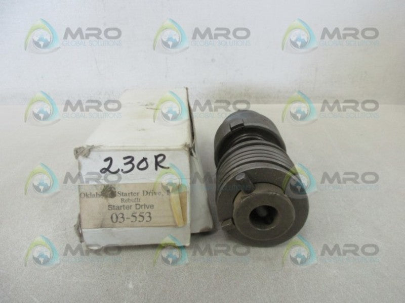 OKLAHOMA STARTER DRIVE  03-553 REBUILT STARTER DRIVE  NSMP