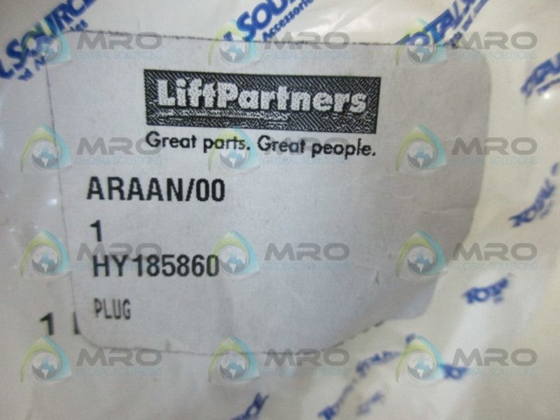 LIFT PARTNERS HY185860 PLUG  NSMP