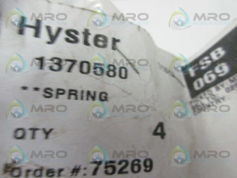 HYSTER 1370580 SPRING (PK OF 4)  NSMP