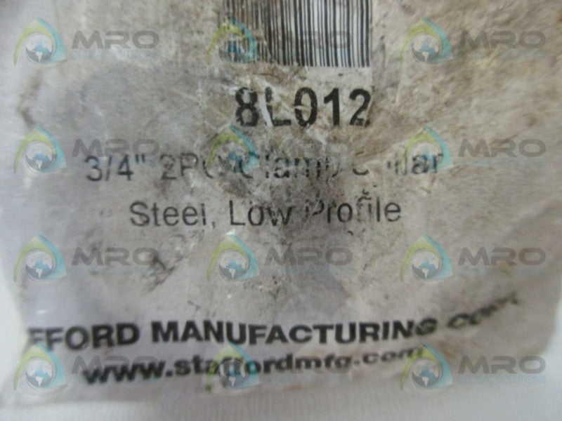 STAFFORD 8L012 STEEL CLAMP COLLAR 3/4'' * NEW IN FACTORY BAG *