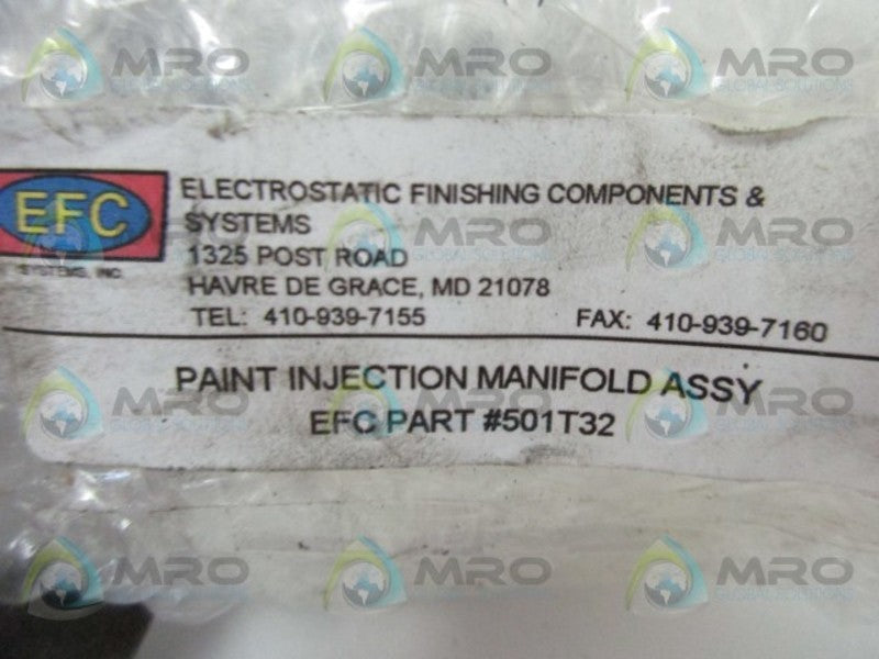 EFC 501T32 PAINT INJECTION MANIFOLD ASSYEMBLY  NSNP