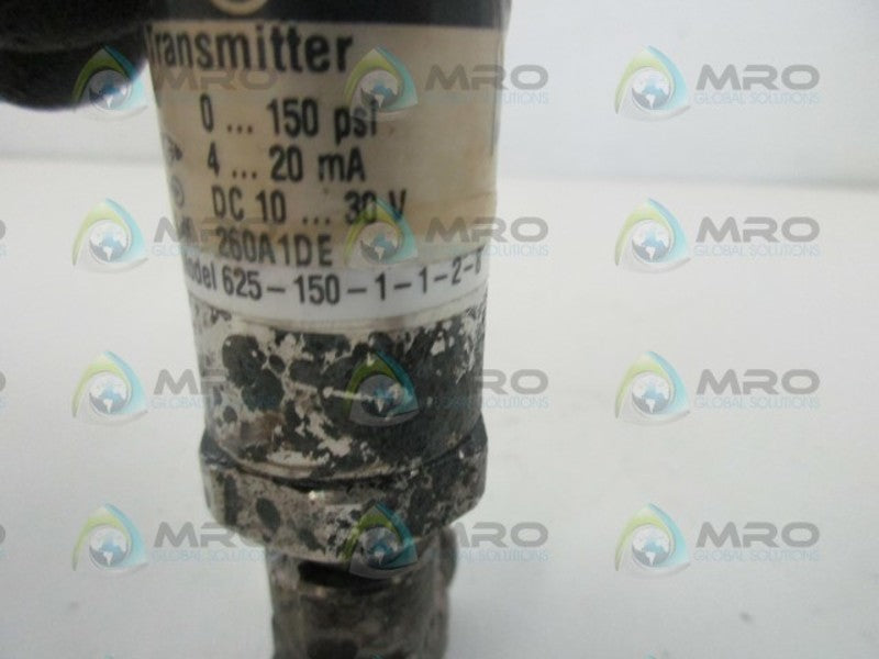 NOSHOK 625-150-1-1-2-8 TRANSMITTER (AS PICTURED)  UNMP