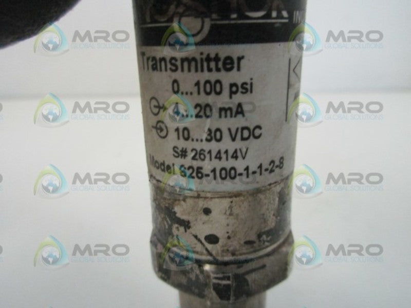 NOSHOK 625-100-1-1-2-8 TRANSMITTER (AS PICTURED)  UNMP