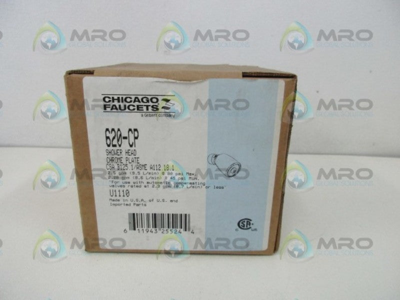 CHICAGO FAUCETS 620-CP SHOWER HEAD * FACTORY SEALED *