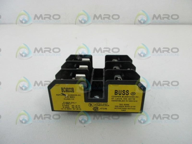 BUSSMANN BC6033B FUSE BLOCK  NSNP