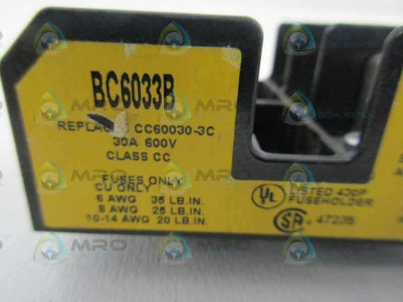 BUSSMANN BC6033B FUSE BLOCK  NSNP