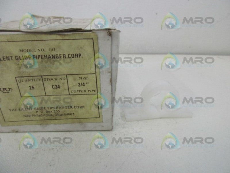 SLIENT GLIDE PIPEHANGER C34 (BOX OF 25)  NSMP