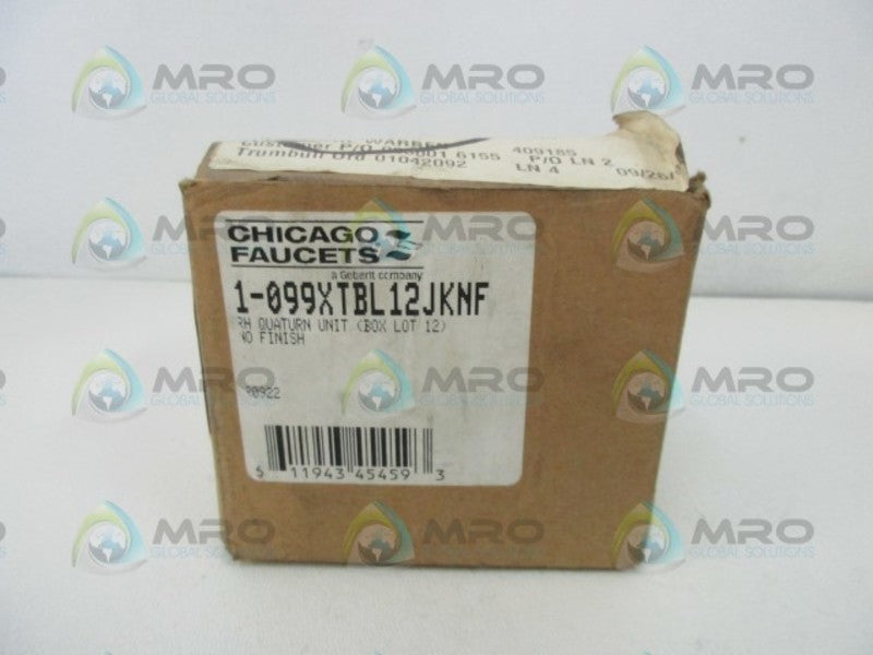 CHICAGO FAUCETS 1-099XTBL12JKNF QUATURN UNIT (BOX OF 12)  NSMP