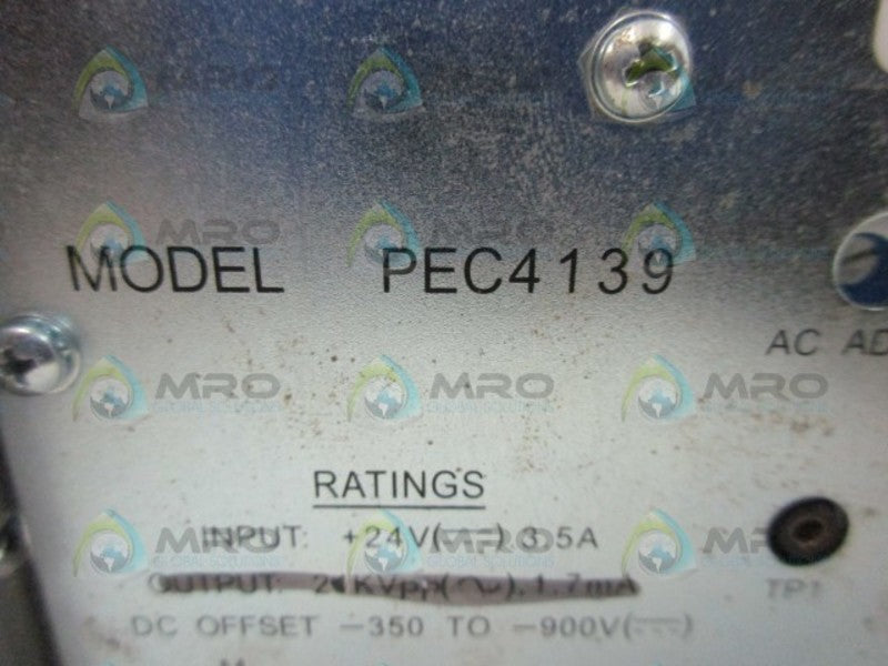 C & D TECHNOLOGIES PEC4139 LASE POWER SUPPLY  UNMP