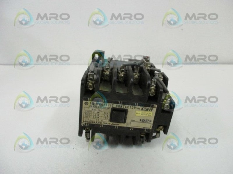 HITACHI K15N-EP MAGNETIC CONTACTOR  UNMP