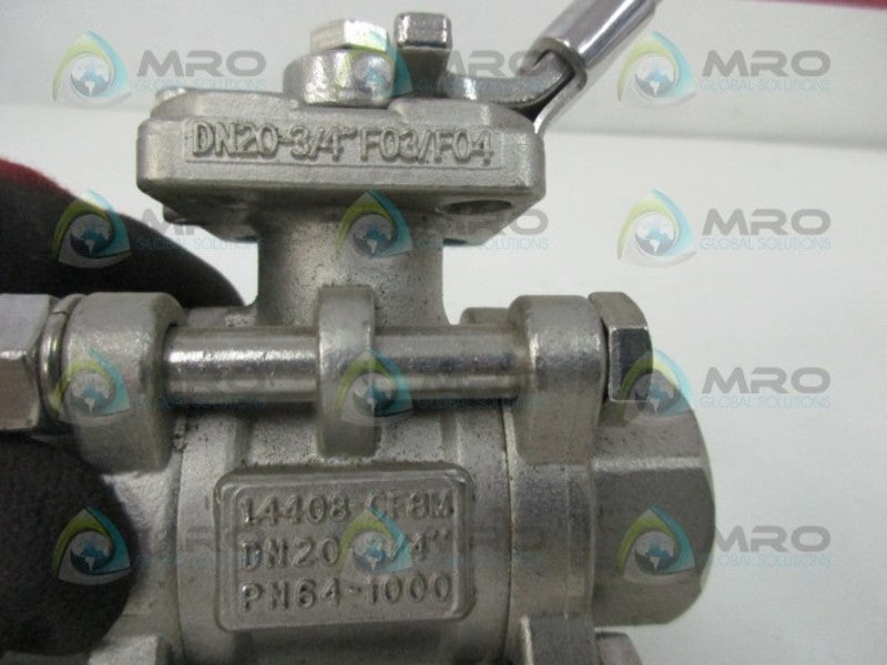 ASSURED AUTOMATION 14408-CF8M DN20 3/4'' UNMP