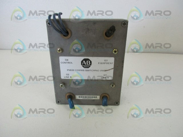 ALLEN BRADLEY PN830 COMMS SWITCHING UNIT * USED *