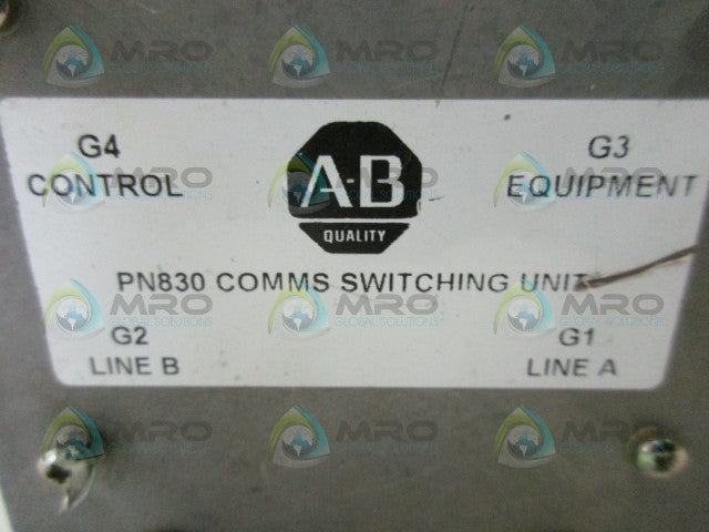 ALLEN BRADLEY PN830 COMMS SWITCHING UNIT * USED *