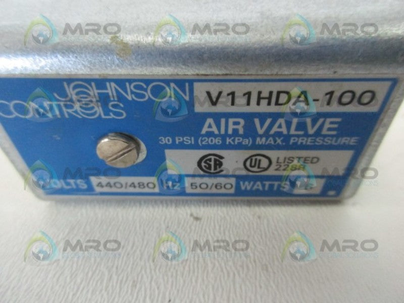 JOHNSON CONTROLS V11HDA-100 AIR VALVE  UNMP