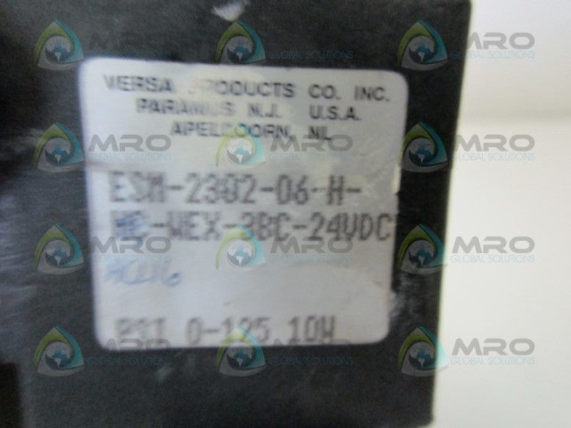 VERSA ESM-2302-06-H-HC-WEX-3BC-24VDC SOLENOID VALVE  UNMP