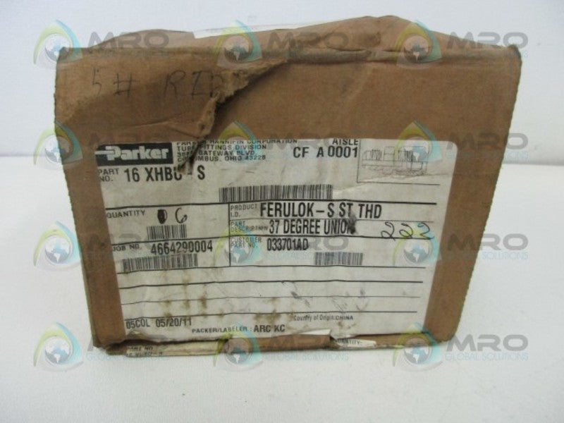 PARKER 16XHBUS HYDRAULIC FITTING PLUG  NSNP