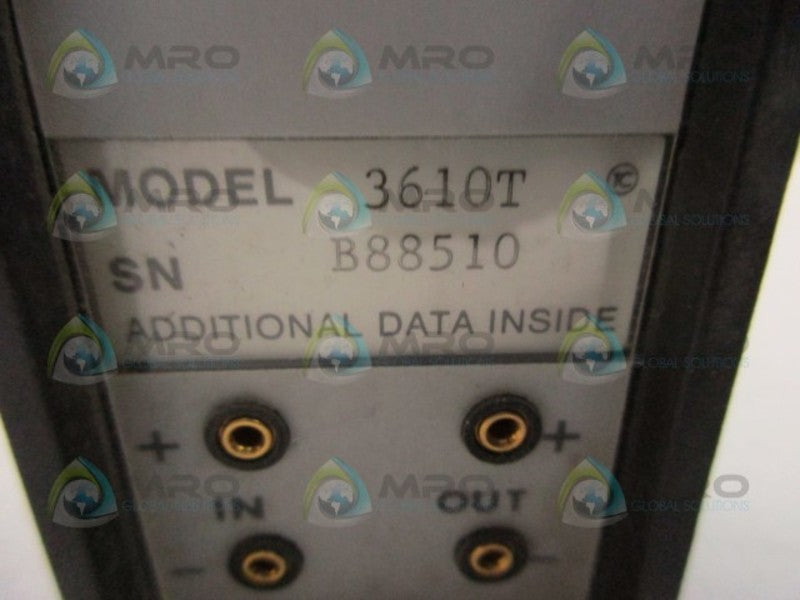 TRANSMATION 3610T THERMOCOUPLE TRANSMITTER  UNMP