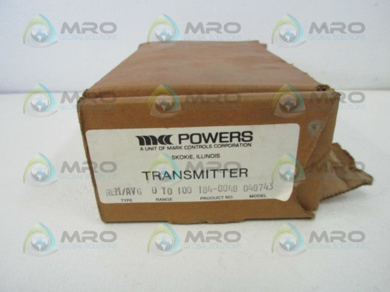 POWERS 184-0048 TEMPERATURE TRANSMITTER  NSMP