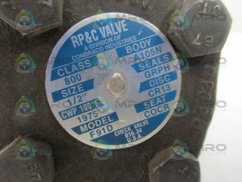 RP&C 800-A105N VALVE  NSNP