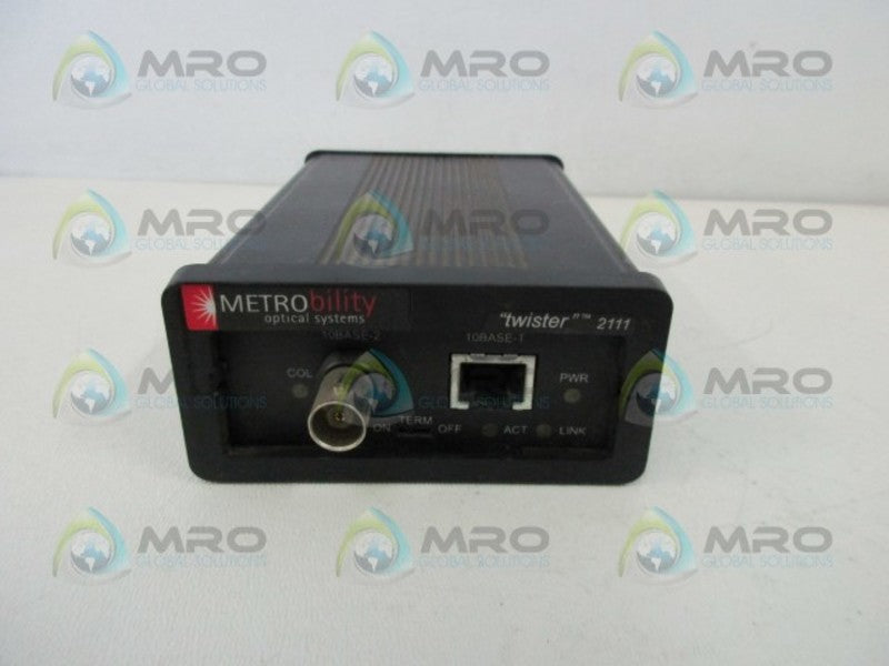 METROBILITY  2111 TWISTER MEDIA CONVERTER  UNMP