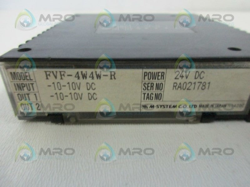 M-SYSTEM FVF-4W4W-R AMPLIFIER MODULE  UNMP