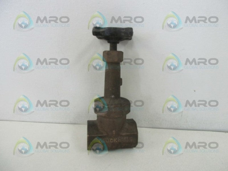 STOCKHAM FIG. B-120 BRONZE GATE VALVE  UNMP