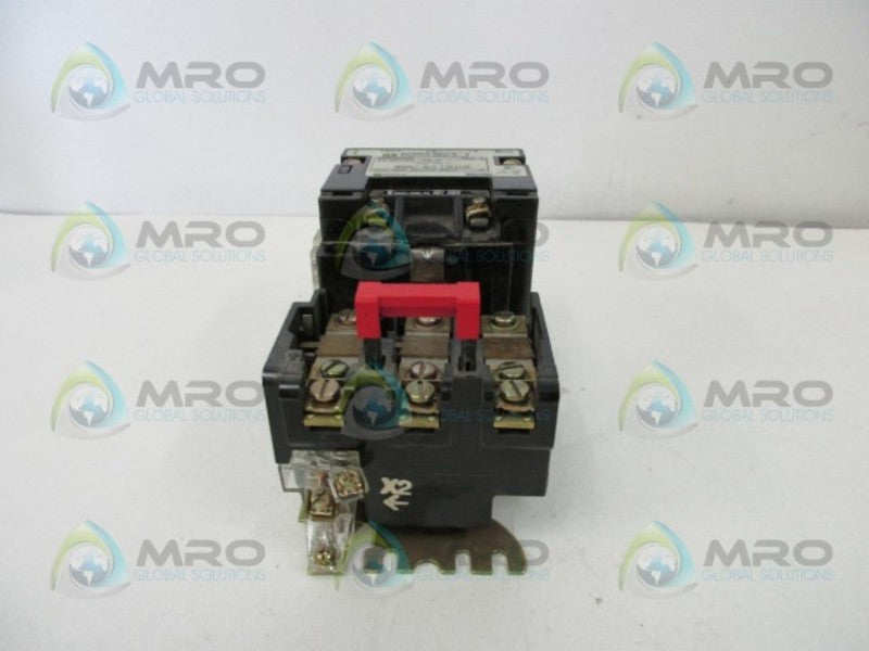 SQUARE D 8536-SBO2S MOTOR STARTER 110/120V  UNMP