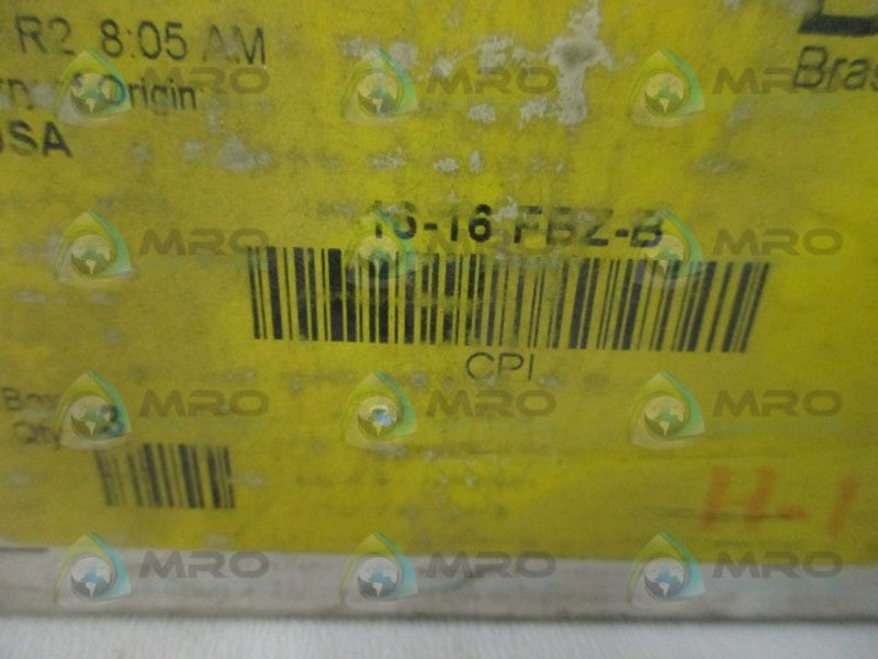 PARKER 16-16-FBZ-B CPI FITTING (BOX OF 3)  NSMP