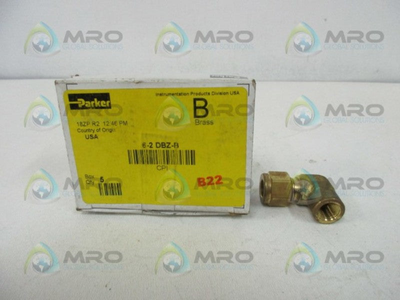 PARKER 6-2-DBZ-B CPI FITTING (BOX OF 5)  NSMP
