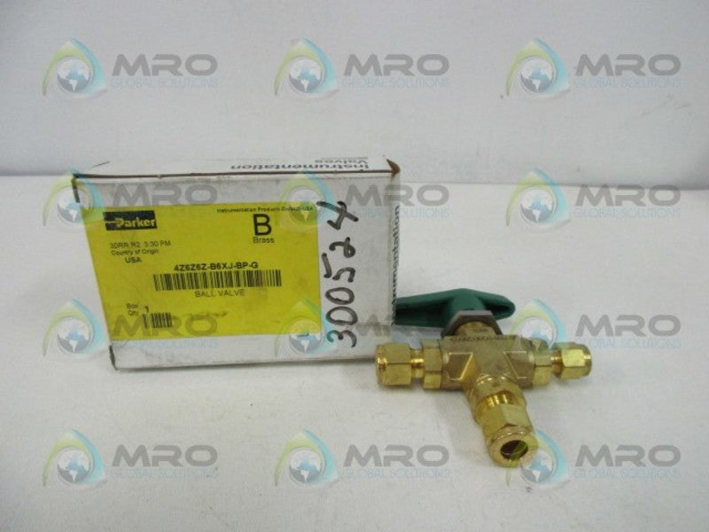 PARKER 4Z6Z6Z-B6XJ-BP-G BALL VALVE  NSMP