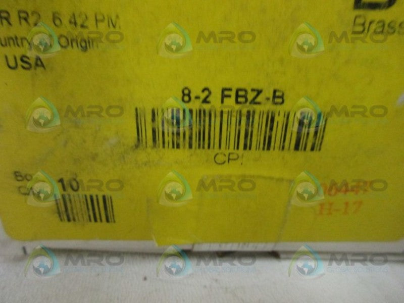 PARKER 8-2-FBZ-B CPI FITTING (BOX OF 10)  NSMP