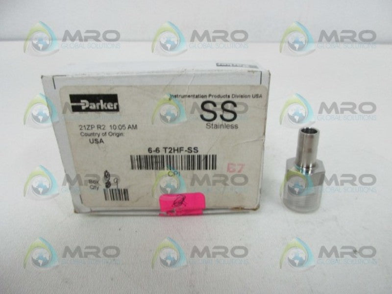PARKER 6-6-T2HF-SS CPI FITTING (BOX OF 9)  NSMP