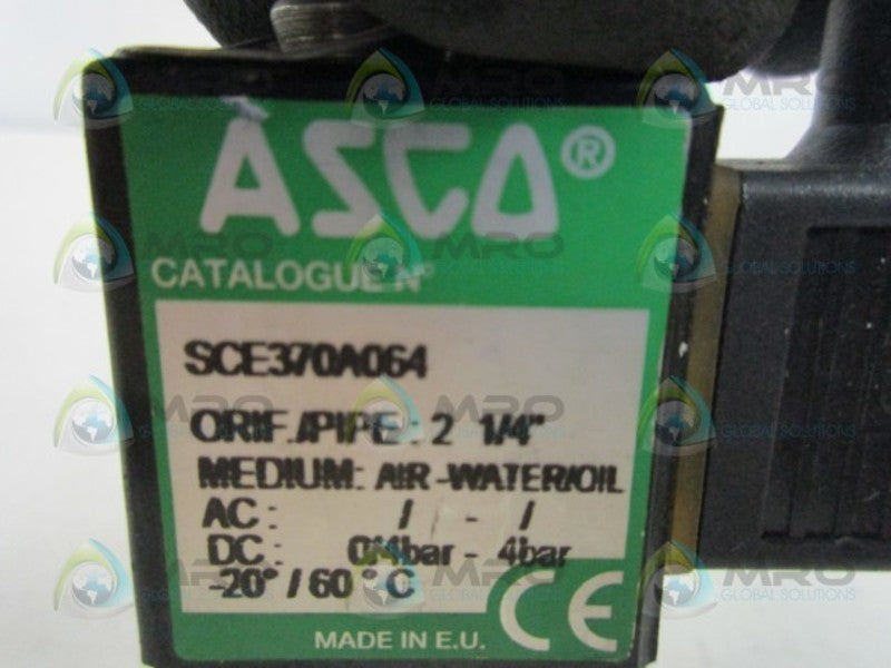 ASCO SCE370A064 SOLENOID VALVE  UNMP