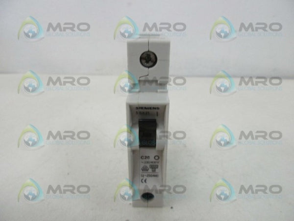 SIEMENS 5SX2120-7 CIRCUIT BREAKER 20A  UNMP