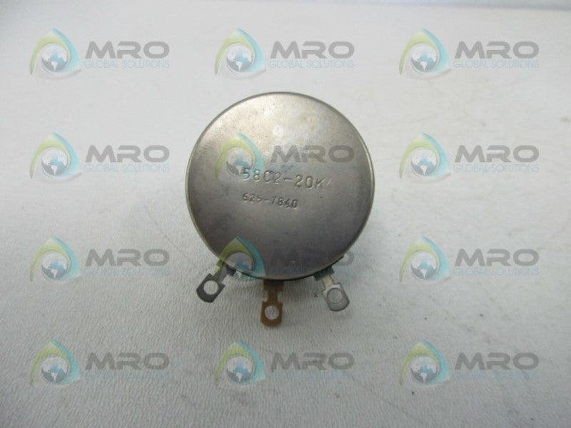 CLAROSTAT 58C2-20K POTENTIOMETER  UNMP