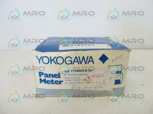 YOKOGAWA 250-2 PANEL METER  NSMP