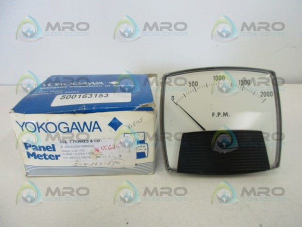 YOKOGAWA 250-2 PANEL METER  NSMP
