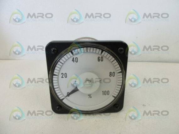 YOKOGAWA 103111FAZZ7 PANEL METER 0-100 * USED *