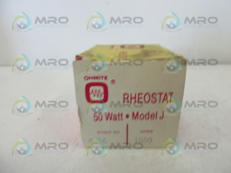 OHMITE 03261K REHEOSTAT MODEL J (IN BOX)  UNMP